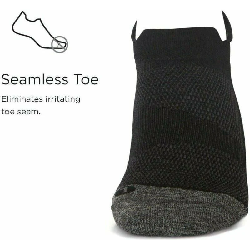 Unisex Elite Ultra Light No Show Tab 23 - Black - Image 5