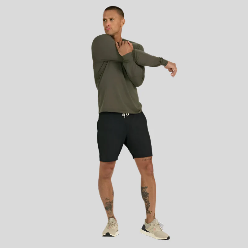 Mens Ponto Short 7" - Black Heather - Image 4