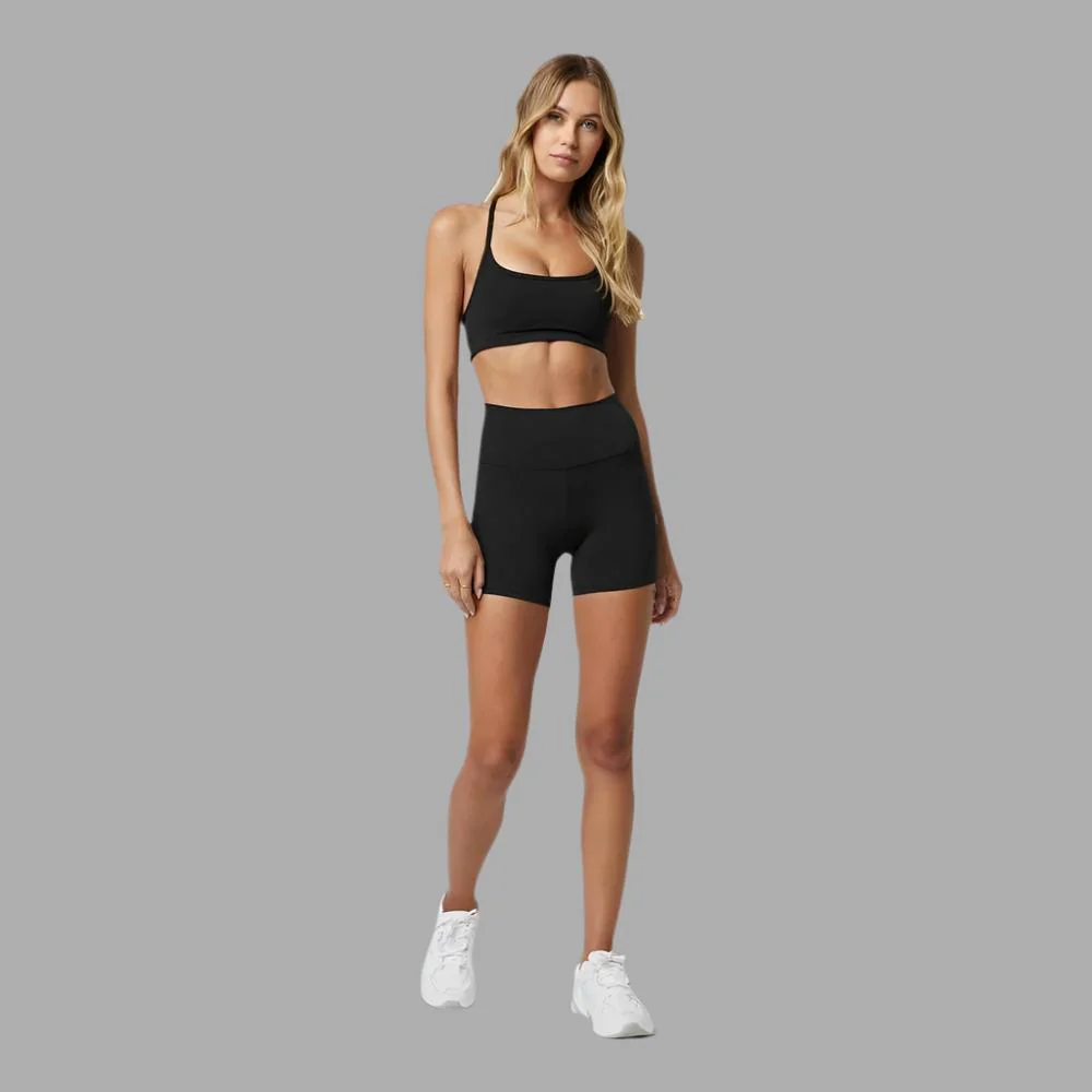 Womens AllTheFeels Short - Black - Image 6