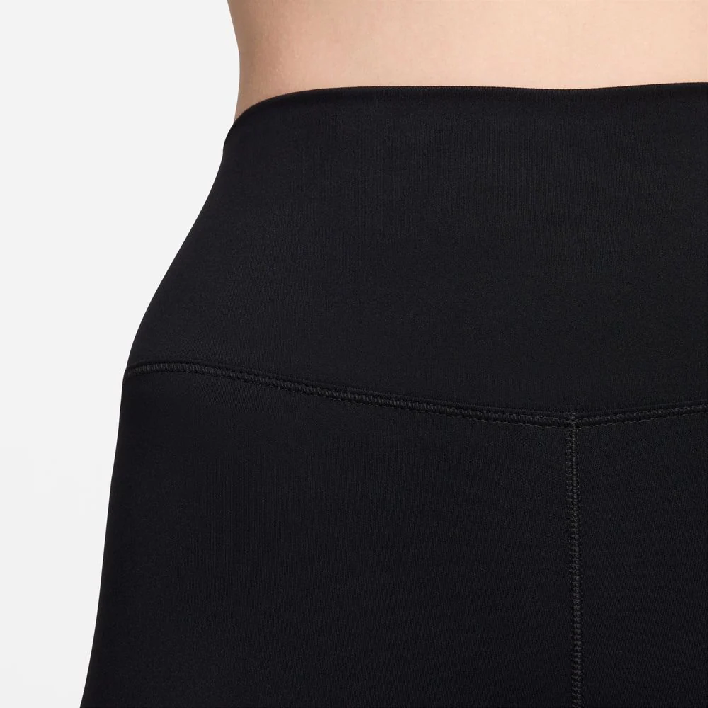 Womens One High-Waisted 5 Inch Biker Shorts - Black - Image 5